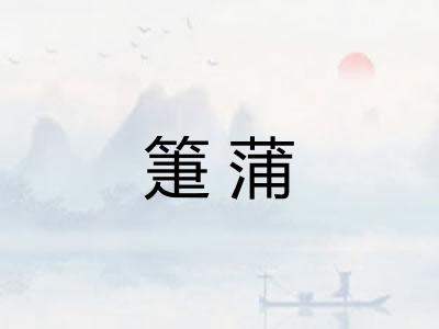 箑蒲
