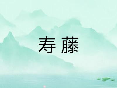 寿藤
