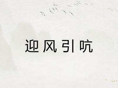 迎风引吭