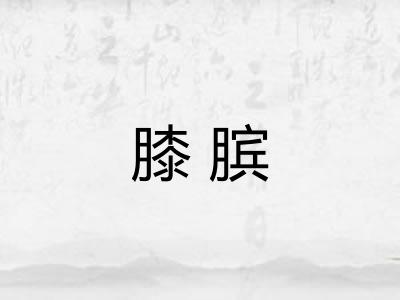 膝膑