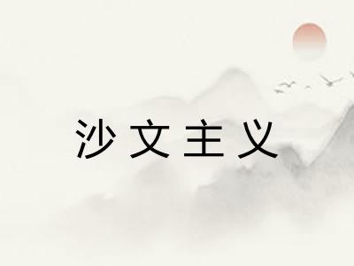 沙文主义