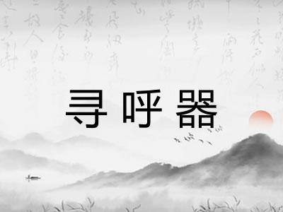 寻呼器