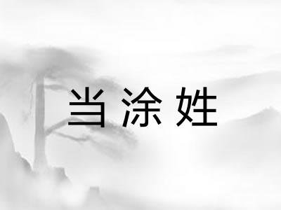 当涂姓