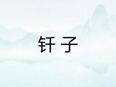 钎子