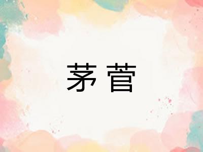 茅菅