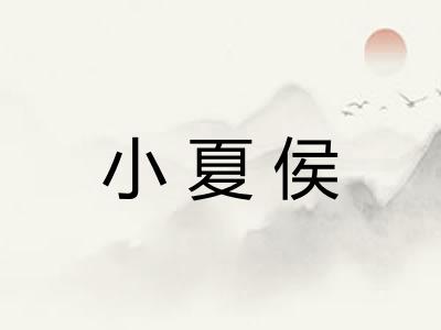 小夏侯