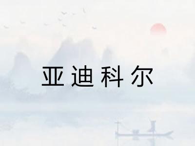 亚迪科尔
