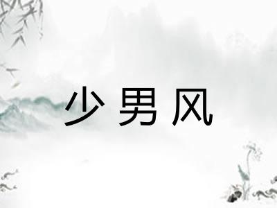 少男风