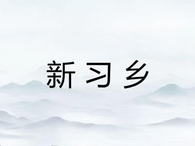 新习乡