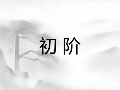 初阶