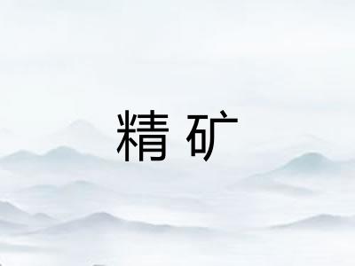 精矿