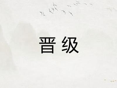 晋级