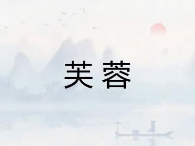 芙蓉