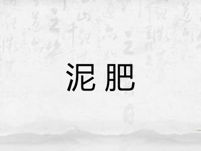泥肥