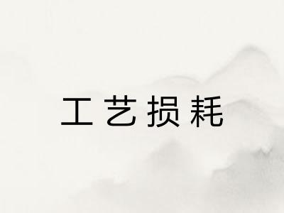 工艺损耗