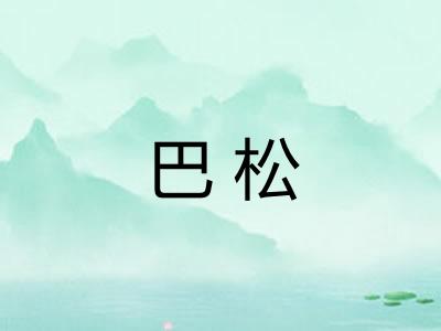 巴松 巴松