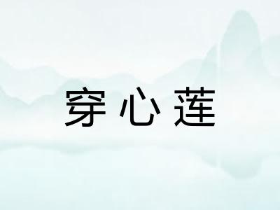 穿心莲