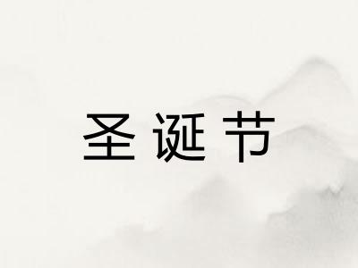 圣诞节