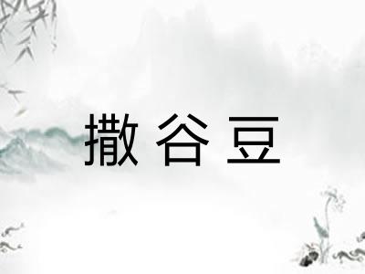 撒谷豆