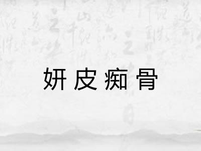 妍皮痴骨