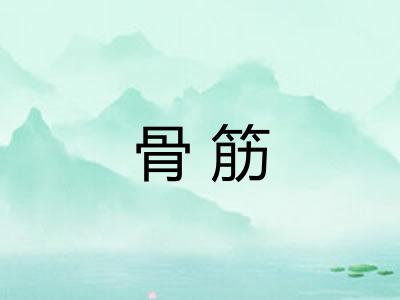 骨筋
