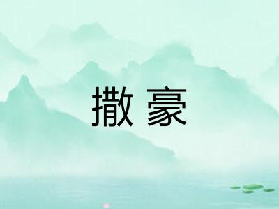 撒豪