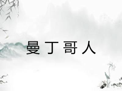 曼丁哥人