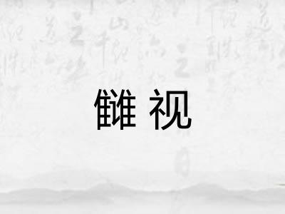 雠视