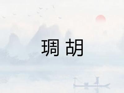 琱胡
