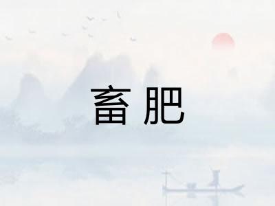 畜肥