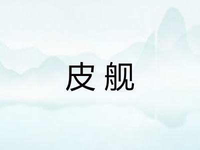 皮舰