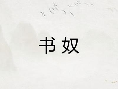 书奴 书奴