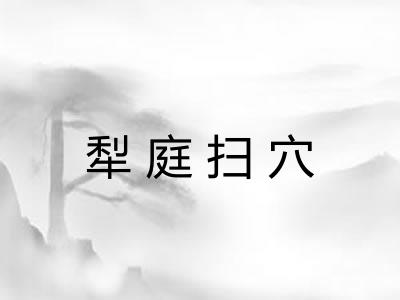 犁庭扫穴