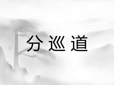 分巡道