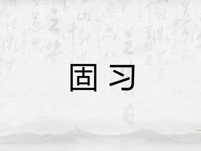 固习