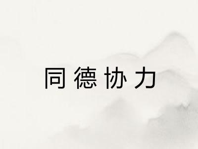 同德协力