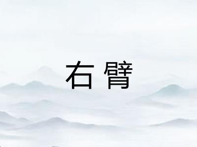 右臂