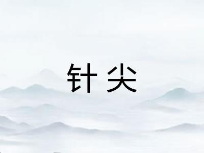 针尖