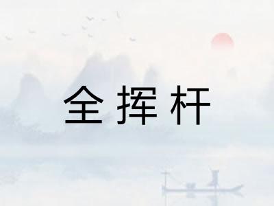 全挥杆