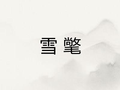 雪氅