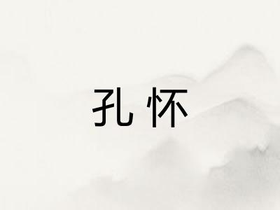 孔怀