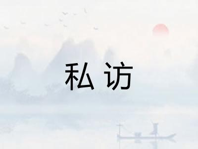 私访