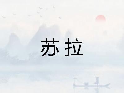苏拉 苏拉