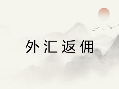 外汇返佣