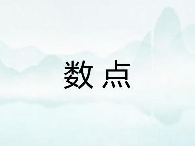 数点