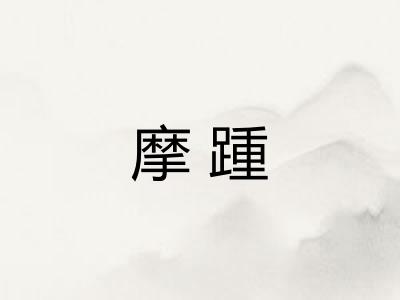 摩踵