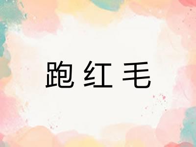 跑红毛