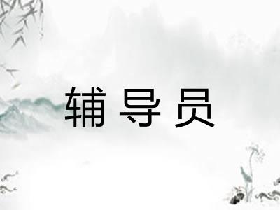 辅导员