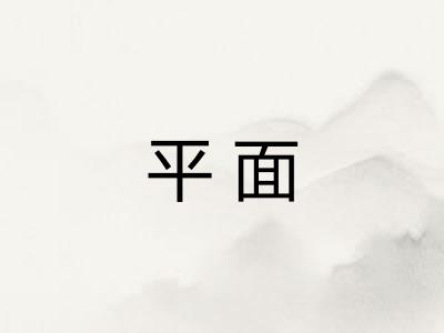 平面