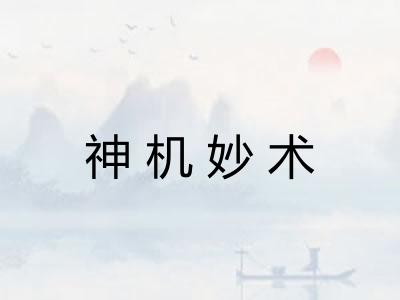 神机妙术
